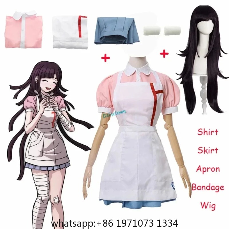 Medical Lab Uniform - Costume Cosplay Danganronpa Mikan Tsumiki con