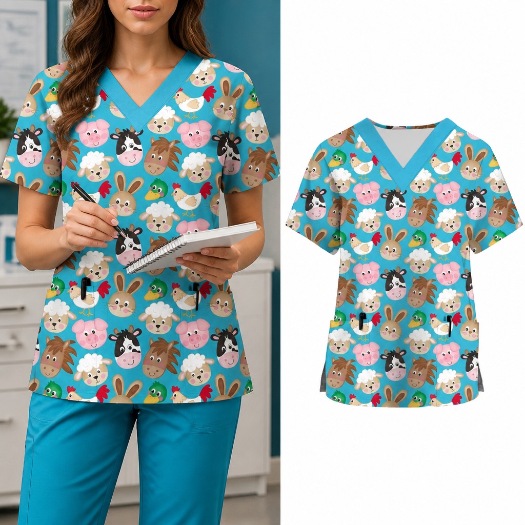 Uniforme da lavoro con stampa  - Medical Lab Uniform recensione e prezzo