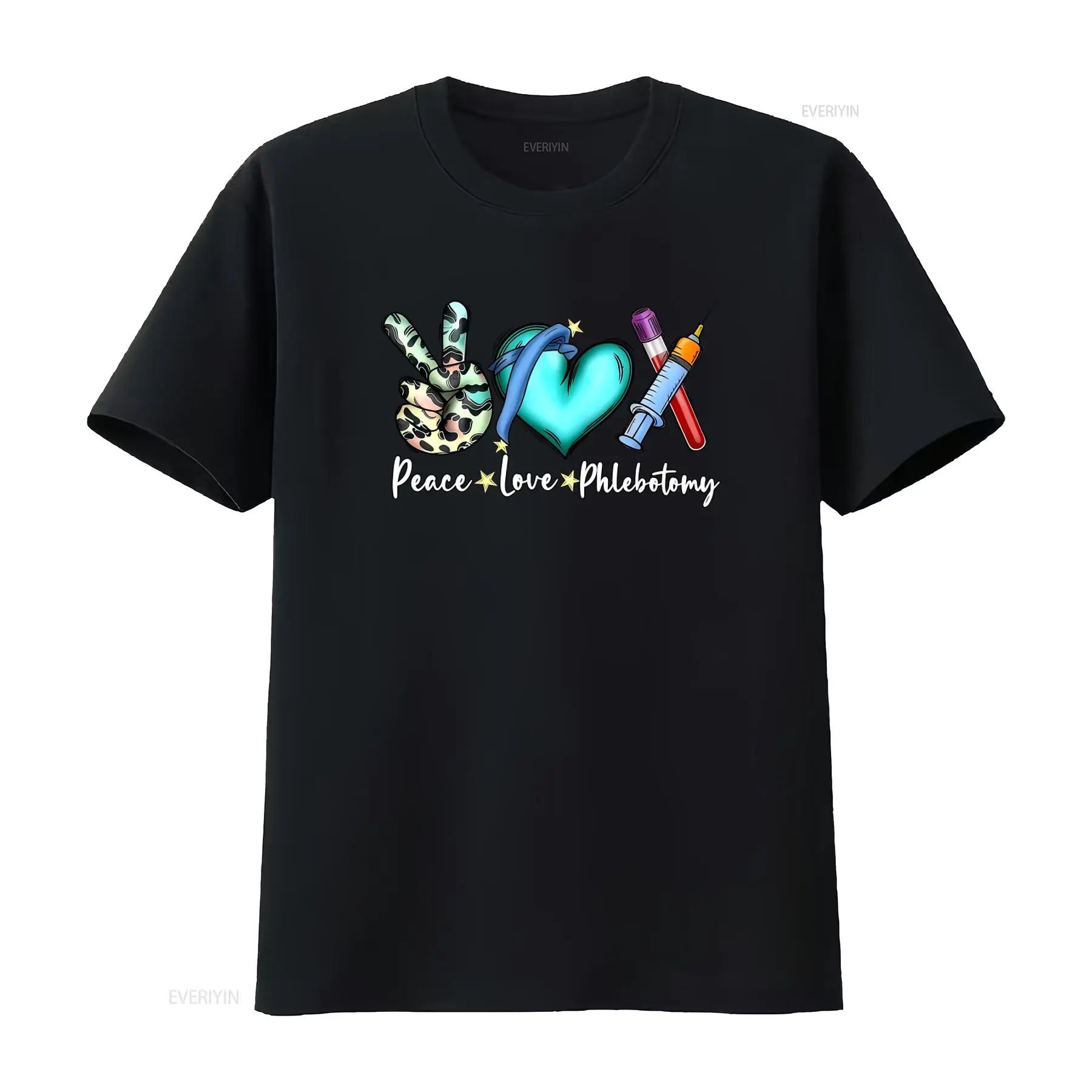 Maglietta Peace Love Phlebotom - Medical Lab Technologist recensione e prezzo
