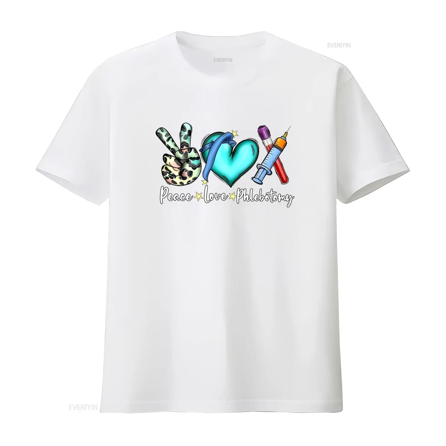 Maglietta Peace Love Phlebotom - Medical Lab Technologist recensione e prezzo